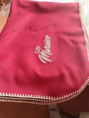 Çoban Dikişli Logolu Polar Şal 10 Adet