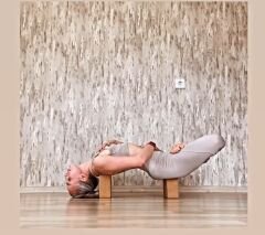 Ahşap Yoga Bloğu 2'li
